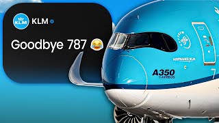 KLM Says quotGOODBYEquot to the 787 and Turning to A350 Heres Why [upl. by Tiffy648]