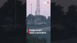 ¡ALERTA Periodista de Reuters murió durante un bombardeo de Israel contra el Líbano [upl. by Atinomar]