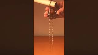 Ring Chain Momentum Stunt in Slow Motion science nature shortvideo funny space [upl. by Kai]