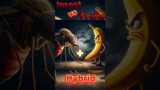 insect vs fruits dangerous hybrid 🤯🤯 shorts hybrid animals [upl. by Tahpos]