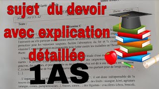 Devoir des 1AS  Le texte explicatif [upl. by Ilat]