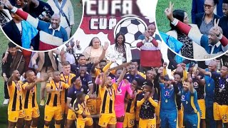 Kaizer Chiefs Finally Win Trophy After 10 YearsGayton McKenzie Celebrate With Chiefs Fans [upl. by Trever]