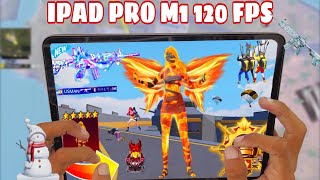 120 Fps on IPAD PRO M1🔥  ipad M1 Pubg Test 2024  ipad Handcam Gameplay  Pubg Mobile [upl. by Gerek]