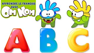 Learn The French Alphabets With Om Nom  Learn French Pronunciation [upl. by Nyla]