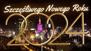 Sylwester ✨ Nowy Rok 2024 ✨ Pokaz fajerwerków w Warszawie [upl. by Acsicnarf]