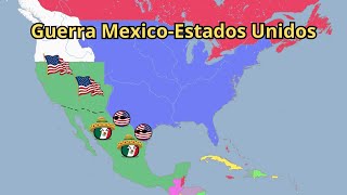 La guerra MexicoEstados Unidos en 2 minutos [upl. by Shue]