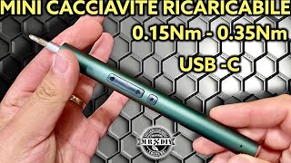 Mini cacciavite di precisione ricaricabile 015 035Nm 137 pezzi per elettronica Kaiweets es20 [upl. by Annoynek544]