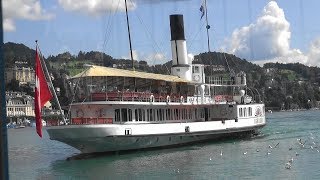 Vierwaldstättersee Grosse Rundfahrt  Lake Lucerne Switzerland 2019 08 16 [upl. by Abbe]