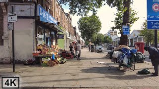 North London Suburb of Stamford Hill Walk 🚶 Residential Area Stroll 4K 3D Sound [upl. by Toms]