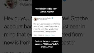 The real reason James Acaster left social media jamesacaster edgamble offmenu [upl. by Bradman]