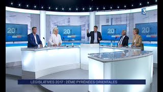 Législatives 2017 débat de la 2ème circonscription des PyrénéesOrientales [upl. by Elleira]