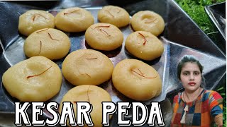 Kesar peda in 5 minutes No Mava No Oven [upl. by Conner]