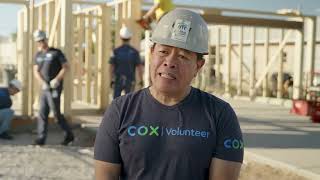 Habitat For Humanity amp Cox Volunteers Home Building [upl. by Aneles]