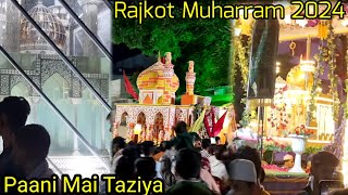 Rajkot Ramnaath Para Muharram 2024 live  Rajkot Muharram Taziya  Rajkot 10 Muharram Taziya [upl. by Hachman510]