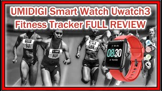 UMIDIGI Smart Watch Uwatch3 Fitness Tracker Smart Watch FULL REVIEW [upl. by Roscoe]