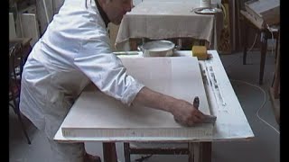 How to apply traditional gesso [upl. by Ahsata]