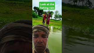 Look at the fishing rain 🌦🌦trending funny fishingviralvideo comedy entertainment [upl. by Nirrej646]