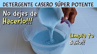 Detergente casero super potente para limpiar superficies [upl. by Cirdek32]