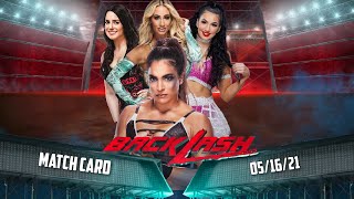 WWE 2K20 BACKLASH MATCH CARD THIS SUNDAY ON MY CHANNEL [upl. by Bellanca]