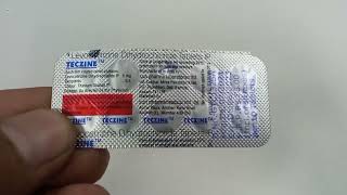 Teczine Tablets  Levocetirizine Dihydrochloride 5mg Tablets  Teczine 5mg Tablets Uses Review Hindi [upl. by Erimahs]