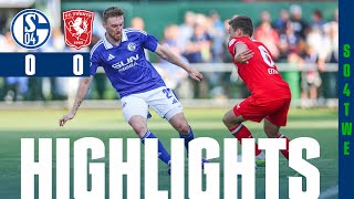 Starkes REMIS gegen Twente  HIGHLIGHTS  FC Schalke 04  FC Twente 00 [upl. by Hecker]