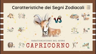 ♑ Caratteristiche del Segno Zodiacale Capricorno [upl. by Fagaly]