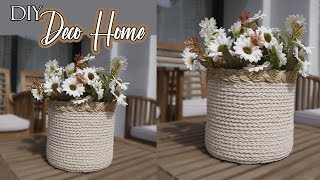 MACETA con BOTELLAS DE PLASTICO  DIY BOHO DECOR [upl. by Valle]