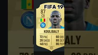 KALIDOU KOULIBALY FIFA ÉVOLUTION CARDE football fifa soccer fifacards futcard [upl. by Drake]