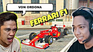 Stealing a FERRARI F1 from VonOrdonaVlogssa GTA 5 Sobrang tulin😲 [upl. by Gnuoy861]