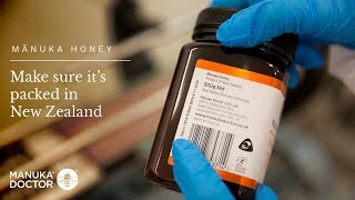 Manuka Honey Make sure its packed in New Zealand [upl. by Albur]