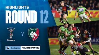 Harlequins v Leicester  HIGHLIGHTS  NailBiting Finish  Gallagher Premiership 202324 [upl. by Dedra]