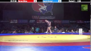 97 KG SF  Deron Winn TMWC vs Jake Varner NLWC [upl. by Maupin]