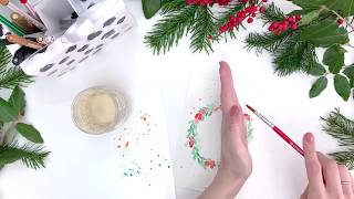 Dein kreativer Adventskalender 2019 – DIY Projekt 3 Advent Weihnachtskarten [upl. by Loos]