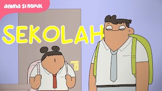 Kartun Lucu  Lagu Semangat Sekolah yang Aneh [upl. by Annua197]