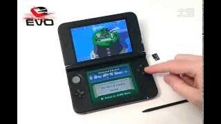 EVO3DS Playing eShop ROMs games [upl. by Hudis]