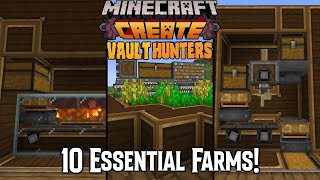 10 Essential Create Mod Farms for Vault Hunters 118 [upl. by Vasili140]