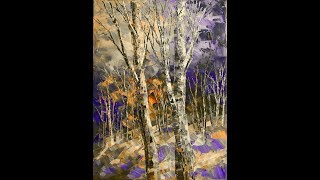 Palette knife painting tutorial 4 by Tatiana iliina quotHack the Knifequot [upl. by Juxon]