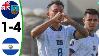 Montserrat vs El Salvador 14 Todos los goles y resumen ampliado [upl. by Jauch]