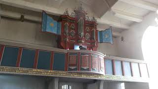 Sietze de Vries demonstrates the historic organ at Westerhusen Ostfriesland [upl. by Gnous311]