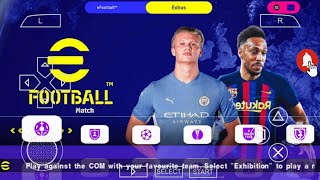 Comment télécharger PES 2022 PPSSPP ANDROID  Nouveau kits et transfert [upl. by Milty]