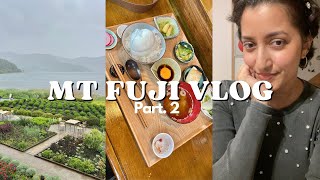 Pt2 MT FUJI TRAVEL VLOG  Cozy Oishi Park Viral Cremia Ice Cream amp Traditional Japanese Breakfast [upl. by Mialliw]