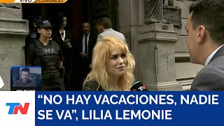 LILIA LEMOINE I quotNo hay vacaciones nadie se vaquot [upl. by Briscoe226]