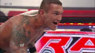 Randy Orton Punts Ted Dibiase WWE RAW 2008 HD [upl. by Oralee]