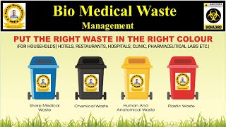 Bio Medical Waste Management at Hospital  Segregation Protocols  Disposal Protocols [upl. by Nhaj]