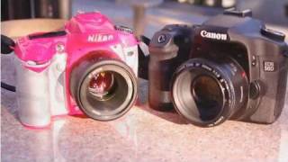 Battle of the Bokeh Nikkor 50mm f18D vs Canon 50mm f18 II [upl. by Ahseenak952]