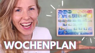 Wochenplan für Kinder  DIY oder ausdrucken [upl. by Eelyahs70]