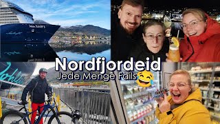 Nordfjordeid  Riesige Radtour 😵 Norwegen Kreuzfahrt mit Mein Schiff 3  PrimaDina [upl. by Lowery]