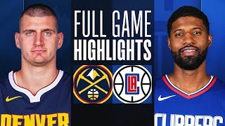 NUGGETS at CLIPPERS  FULL GAME HIGHLIGHTS  April 4 2024 [upl. by Ahsyak348]