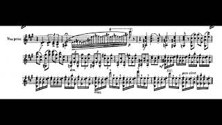 Mieczysław Karłowicz  Violin Concerto in A Major Op 8 1902 ScoreVideo [upl. by Orazal211]