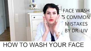 How to wash your face properly to avoid acne by Dr Liv [upl. by Arno]